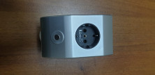 Блок/розетка, выключатель TOUCH + провода, FU0012692, Акватон